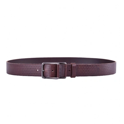 Pre-owned Dolce & Gabbana Leather Belt In Brown