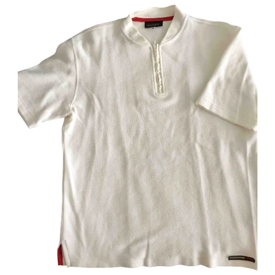 Pre-owned Valentino Polo Shirt In White