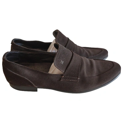 Pre-owned Fratelli Rossetti Flats In Brown