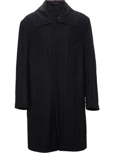 Ann Demeulemeester Contemporary Overcoat In Black