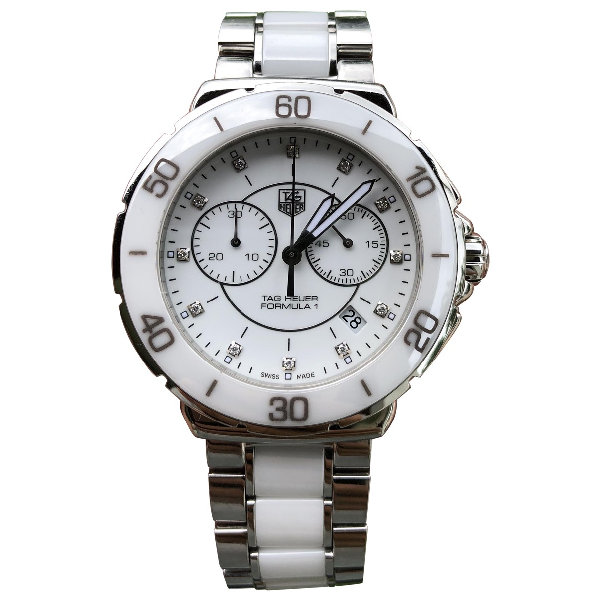 tag heuer white face formula 1