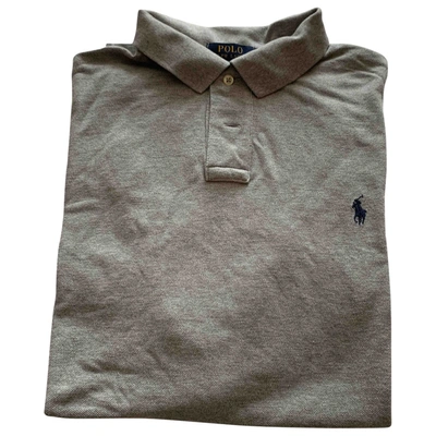 Pre-owned Polo Ralph Lauren Grey Cotton T-shirt
