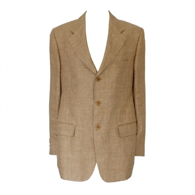 Pre-owned Cantarelli Linen Vest In Beige