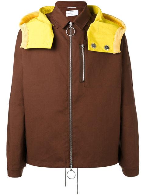 Oamc Detachable Hood Jacket In Brown | ModeSens