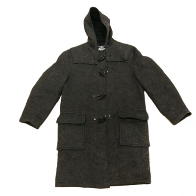 Pre-owned Gloverall Wool Dufflecoat In Grey