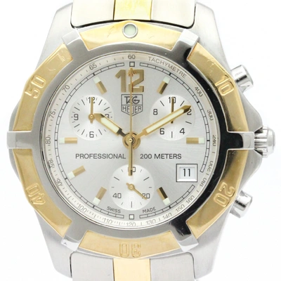 Pre-owned Tag Heuer Silver Gold Plated Watch