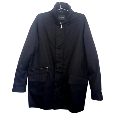 Pre-owned Karl Lagerfeld Coat In Black
