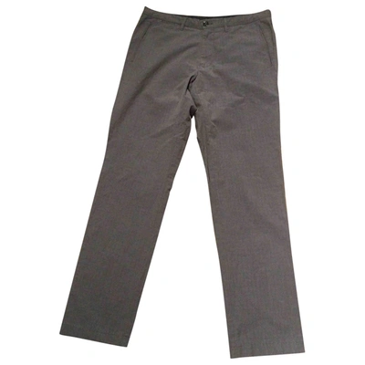 Pre-owned Burberry Trousers In Anthracite