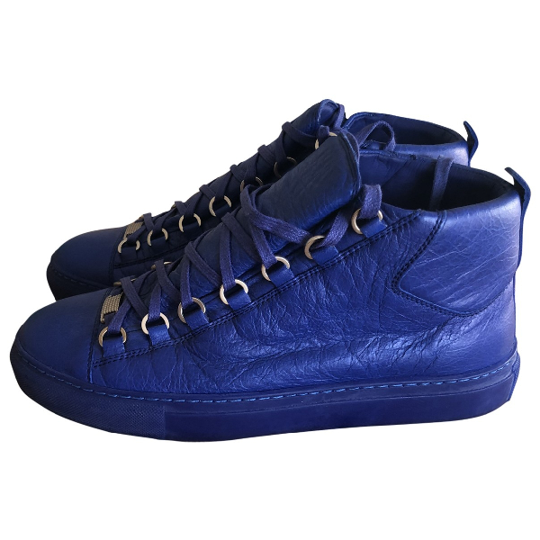 balenciaga arena navy blue