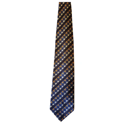 Pre-owned Etro Blue Silk Ties