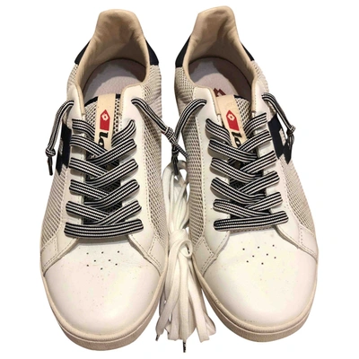 Pre-owned Lotto Low Trainers In White