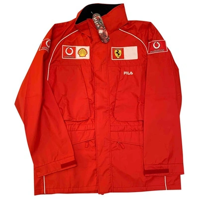 Pre-owned Fila Jacket In Red