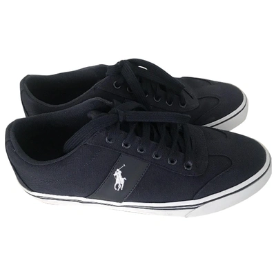 Pre-owned Polo Ralph Lauren Navy Cloth Trainers