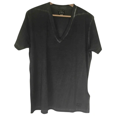 Pre-owned Diesel Grey Cotton T-shirt