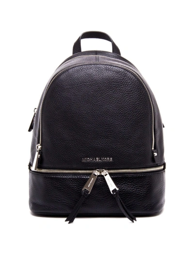 Michael Kors Rhea Zip Backpack In Black