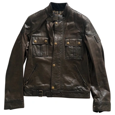 Pre-owned Belstaff Brown Leather Jacket