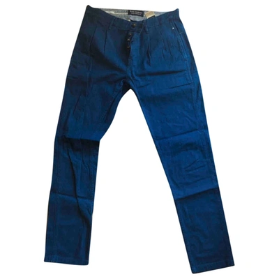 Pre-owned Scotch & Soda Blue Denim - Jeans Trousers
