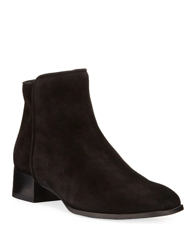 Aquatalia Lucile Suede Zip Booties