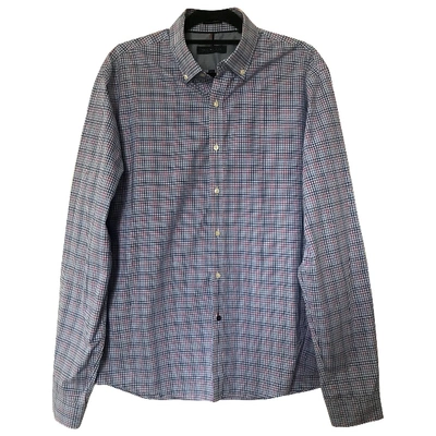 Pre-owned Tommy Hilfiger Shirt In Blue