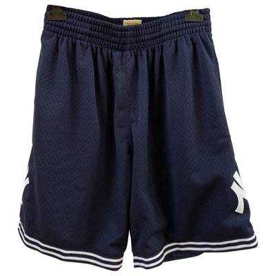 Pre-owned Mitchell & Ness Navy Polyester Shorts