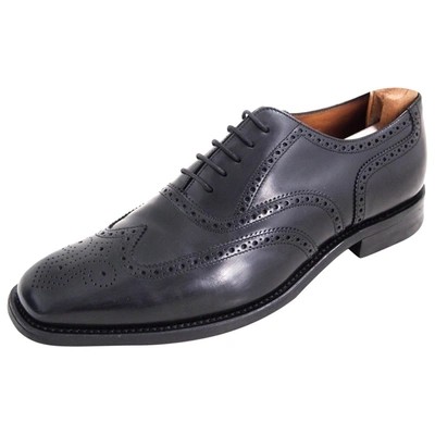 Pre-owned Loake Leather Lace Ups In Black