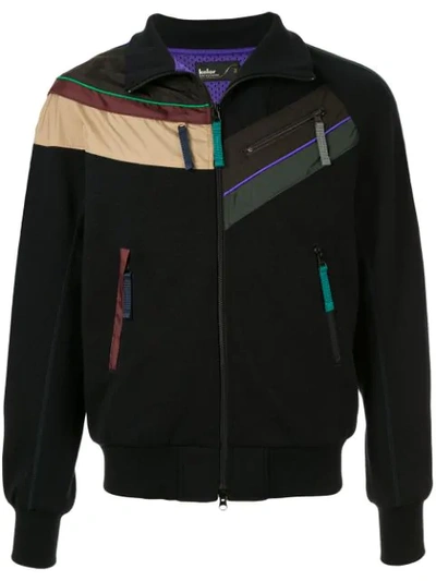 Kolor Men's Colorblock-striped Jacket In Black