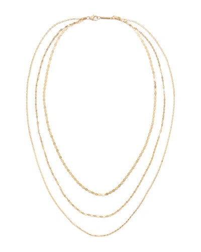 Lana 14k Multi-chain Siena Necklace In Gold