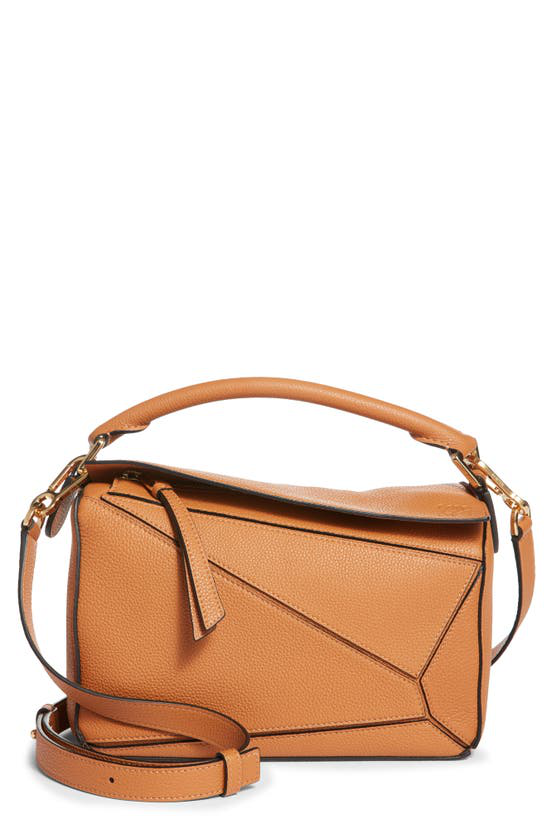 Loewe Puzzle Small Multi-function Leather Bag In Light Caramel | ModeSens