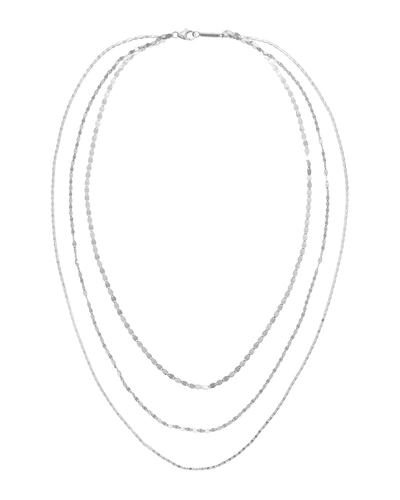 Lana 14k Multi-chain Siena Necklace In White/gold