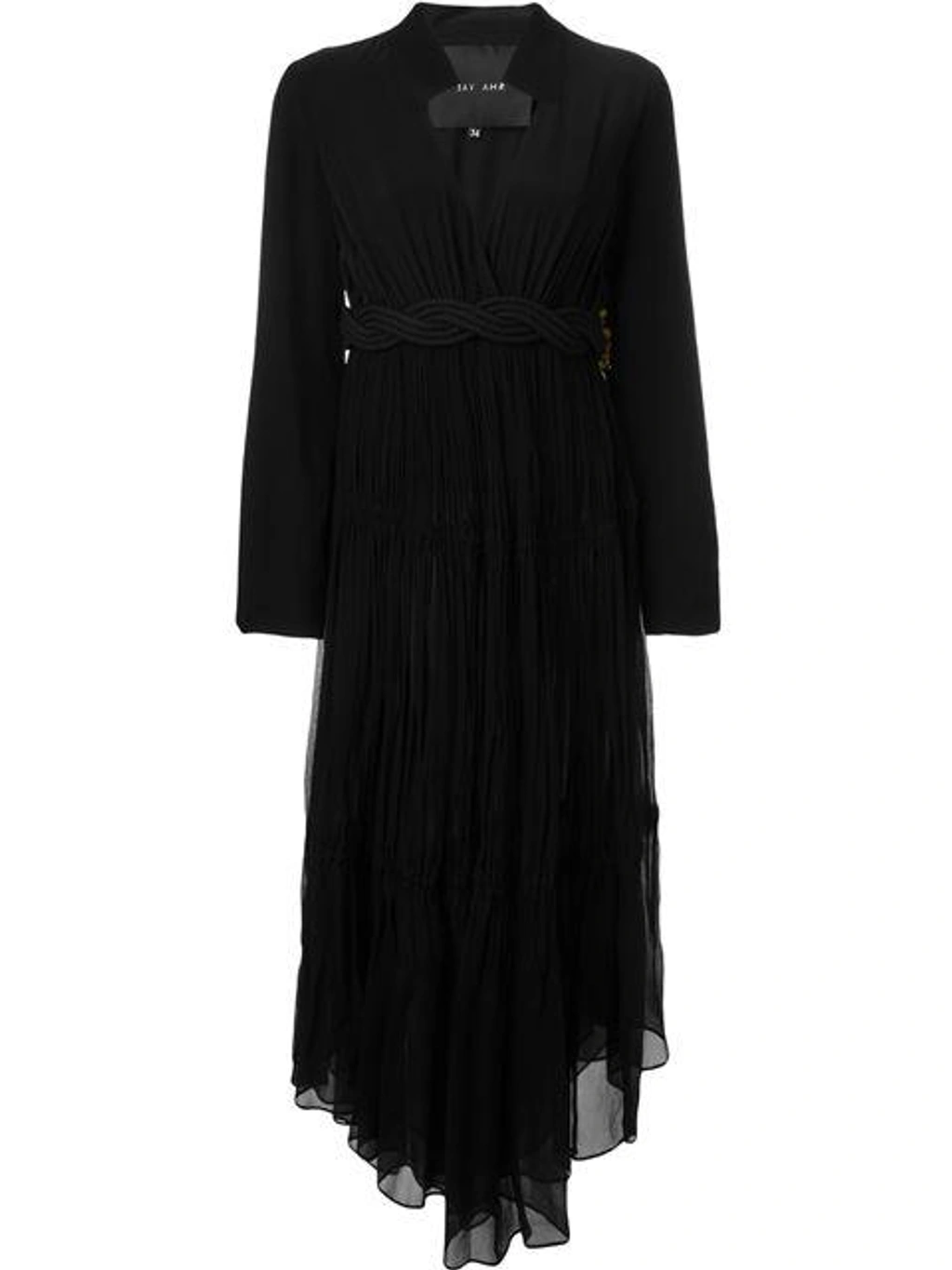 Jay Ahr Rope Detail Handkerchief Dress | ModeSens