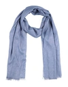 Brunello Cucinelli Scarves In Slate Blue