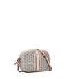 Tory Burch Gemini Link Canvas Mini Bag In Coastal Pink Gemini Link