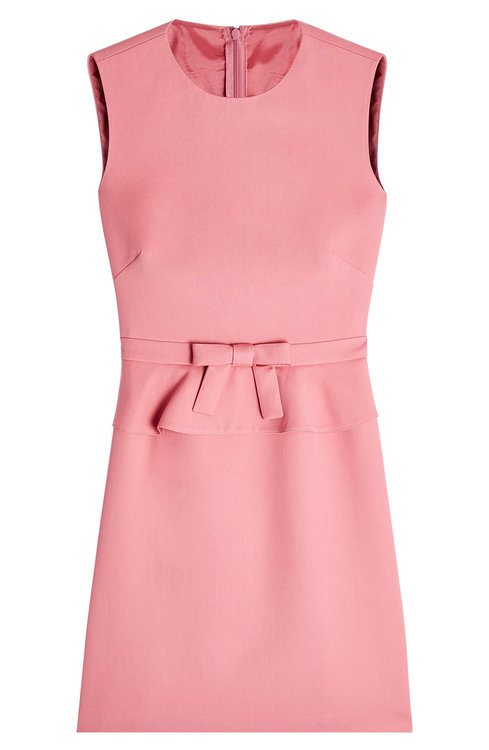 Red Valentino Shift Dress With Cotton In Pink | ModeSens