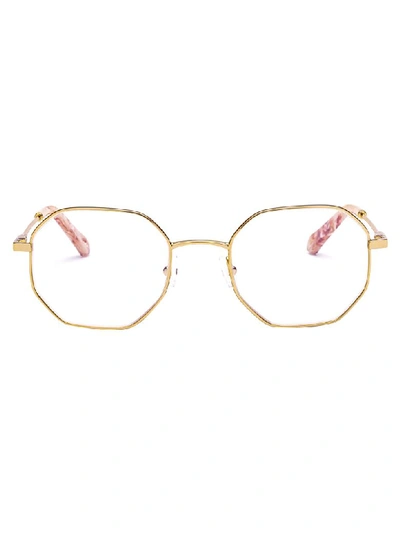 Chloé Glasses In Yellow Gold