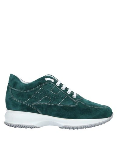 Hogan Sneakers In Dark Green