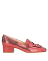 Alberta Ferretti Loafers In Red