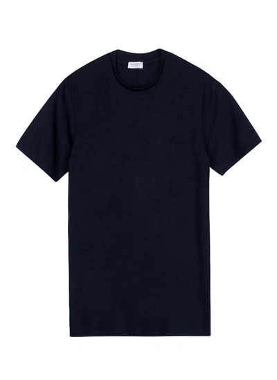 Zimmerli '700 Pureness' Jersey Undershirt In Black