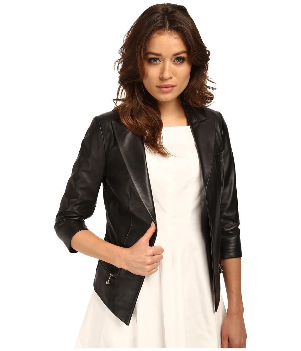 Philipp Plein Cami Leather Jacket Black Women S Coat Modesens