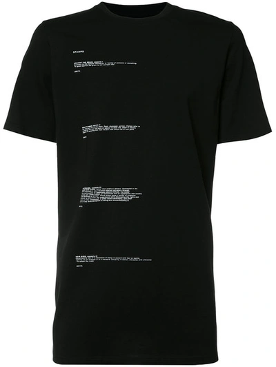 Stampd Text Print T-shirt | ModeSens