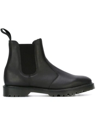 Dr. Martens' 2976 Chelsea Leather Boots In Black