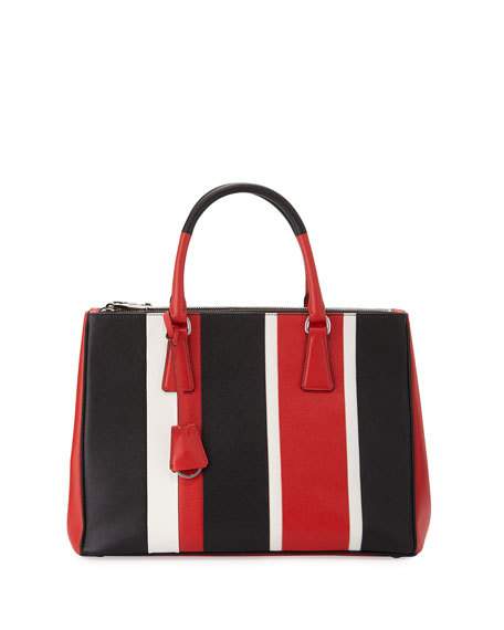 prada striped bag