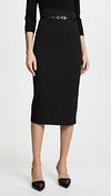 Black Halo High Waisted Pencil Skirt In Black