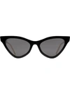 Gucci Cat Eye Acetate Sunglasses In Black