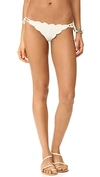 Marysia Mott Scallop Bikini Bottoms In Coconut