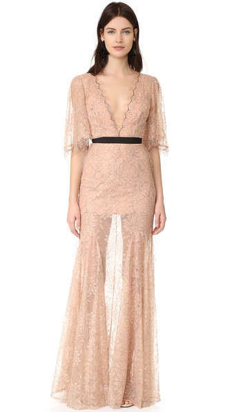 Alice Mccall Look Good Feel Good Gown In Antique Rose | ModeSens
