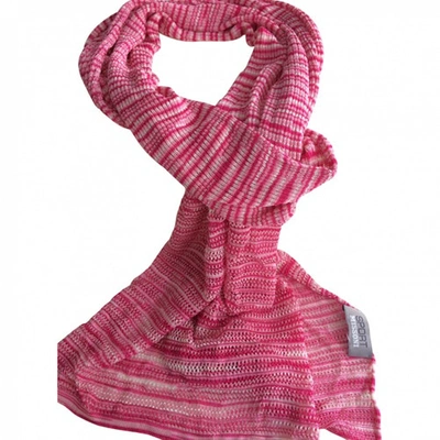 Pre-owned Missoni Scarf In Pink