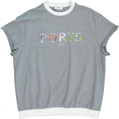 Pre-owned Ports 1961 Grey Cotton Knitwear