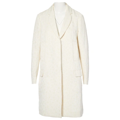 Pre-owned Mulberry Coat In White