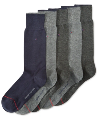Tommy Hilfiger 5-pack Dress Socks, Assorted Colors In Navy/grey Assorted |  ModeSens
