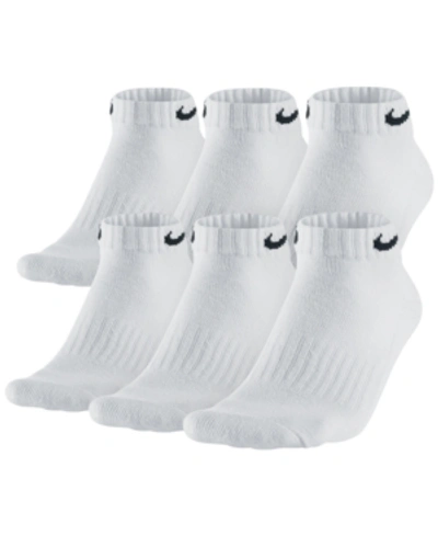 Nike Men's Everyday Plus Cushioned Training Crew Socks (6 Pairs) In White/black